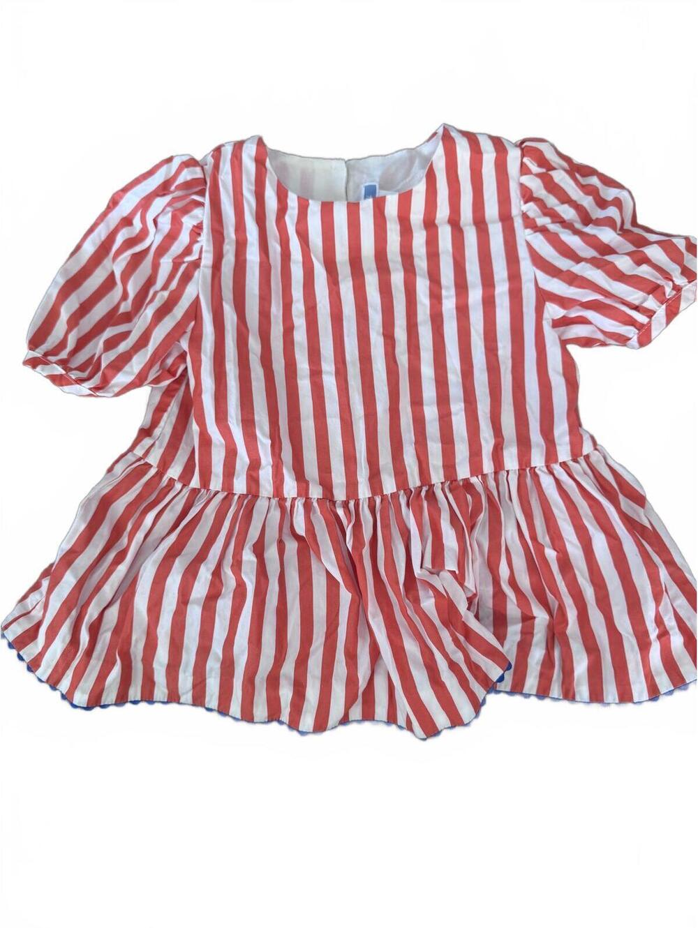 JACADI PARIS Stripped Peplum Shirt